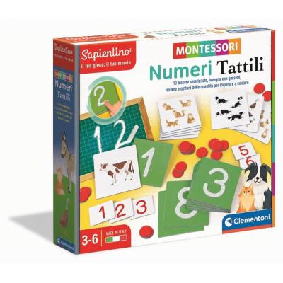 CLEMENTONI SAPIENTINO MONTESSORI NUMERI TATTILI