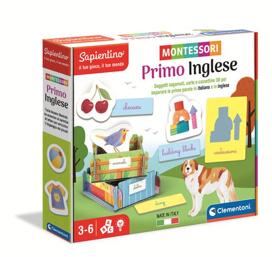 CLEMENTONI SAPIENTINO MONTESSORI PRIMO INGLESE
