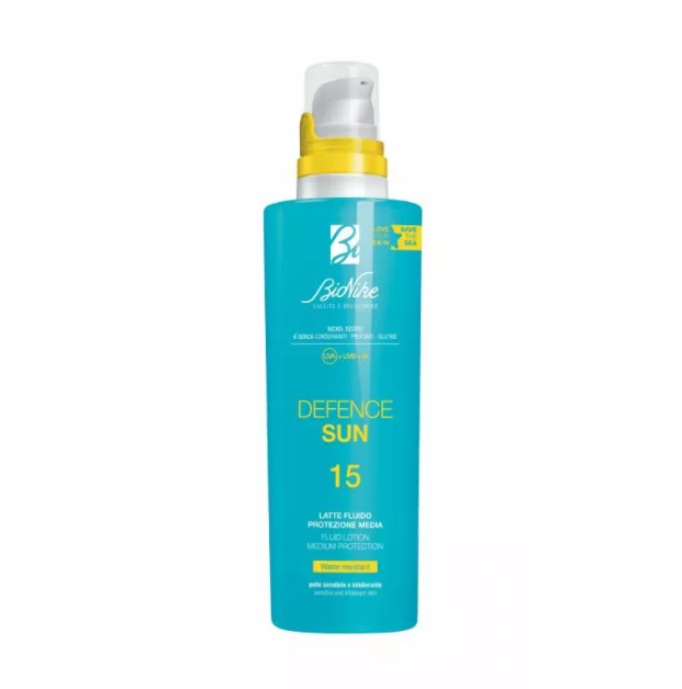 BIONIKE DEFENCE SUN SPF15 LATTE FLUIDO 200ML