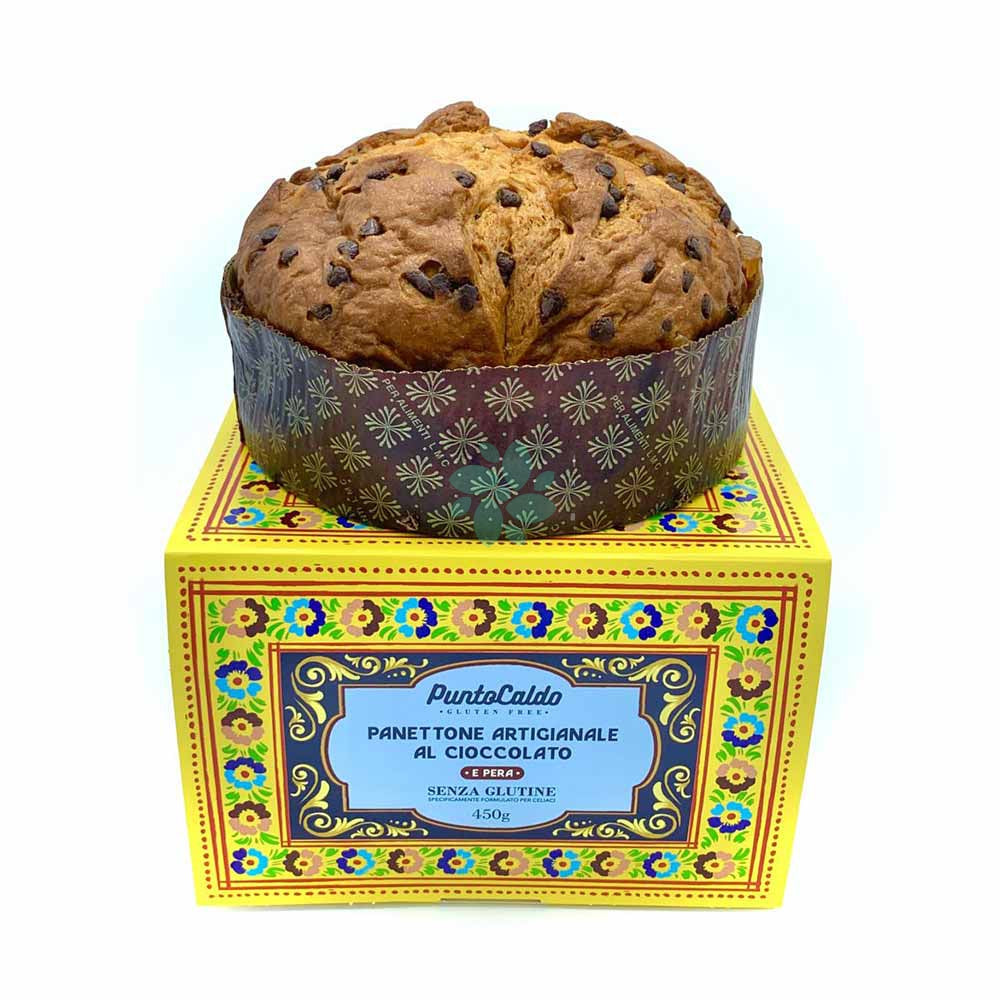 PUNTO CALDO PANETTONE ARTIGIANALE AL CIOCCOLATO 450 GRAMMI
