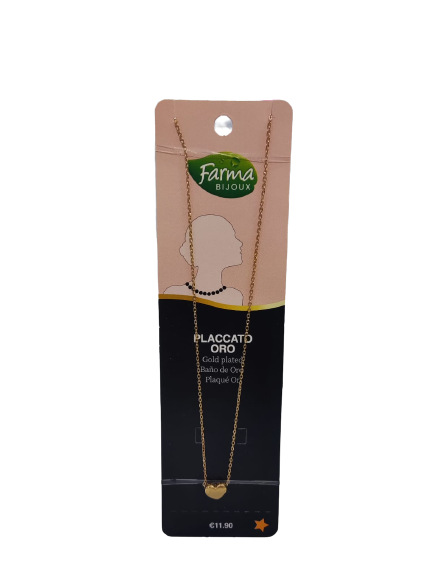 FARMA BIJOUX COLLANA ORO CUORE GOLD