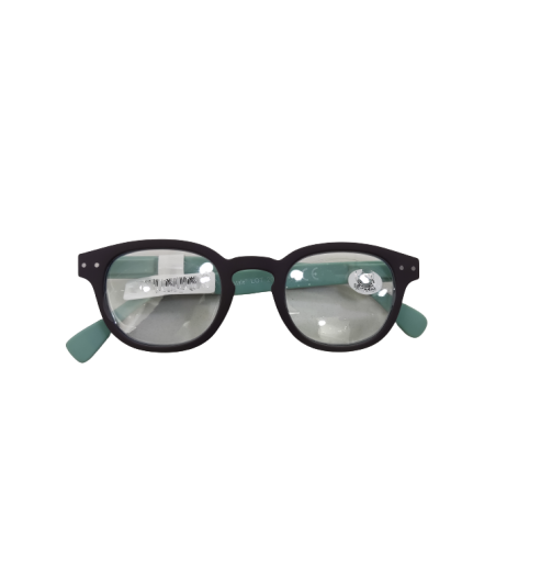 IRISTYLE OCCHIALI DA LETTURA RUBBER GRIGIO E TURCHESE 2,0 DIOTTRIE
