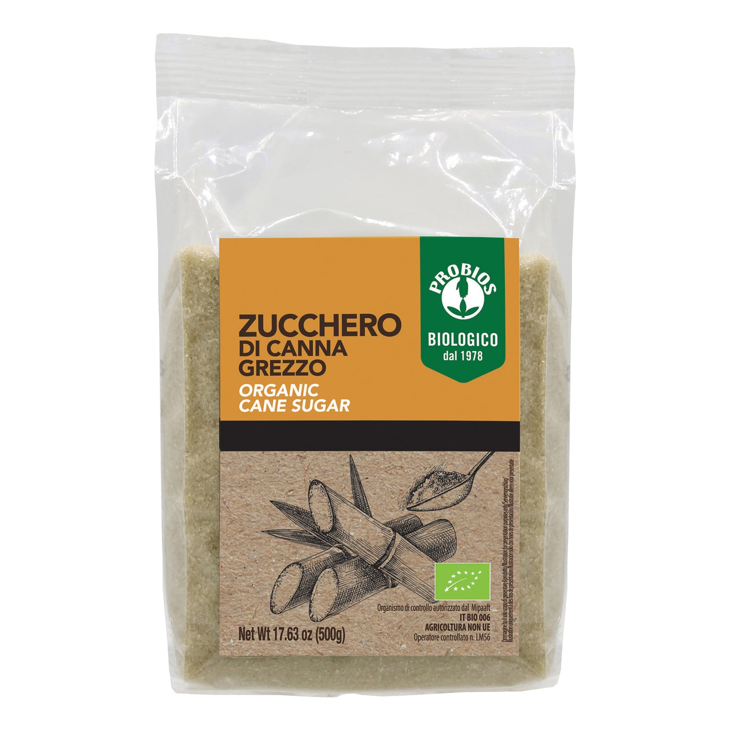 PROBIOS Zucchero Canna Grezzo 500g