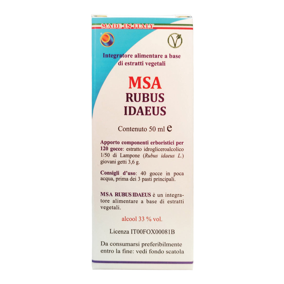 Msa Rubus Ideaus 50ml