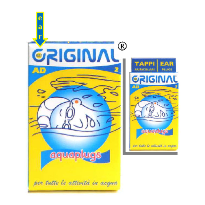 EAR ORIGINAL Aquaplugs 2pz