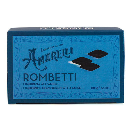 Rombetti Liquirizia Dura Aromatizzata All'Anice 100g Scatoletta
