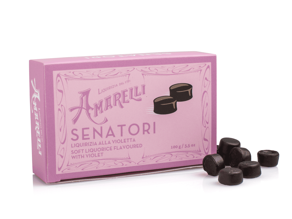 Liquirizia Gommosa Senatori Scatoletta Violetta 100g