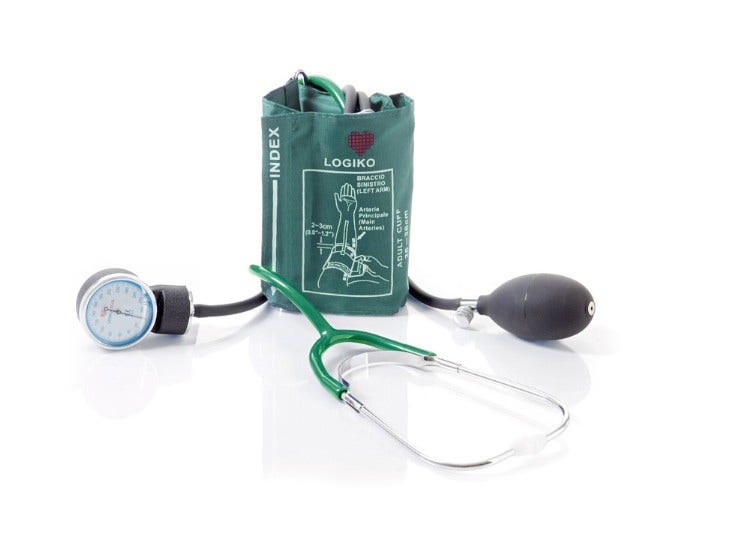 Sfigmomanometro Aneroide Con Fonendoscopio Verde DM353F