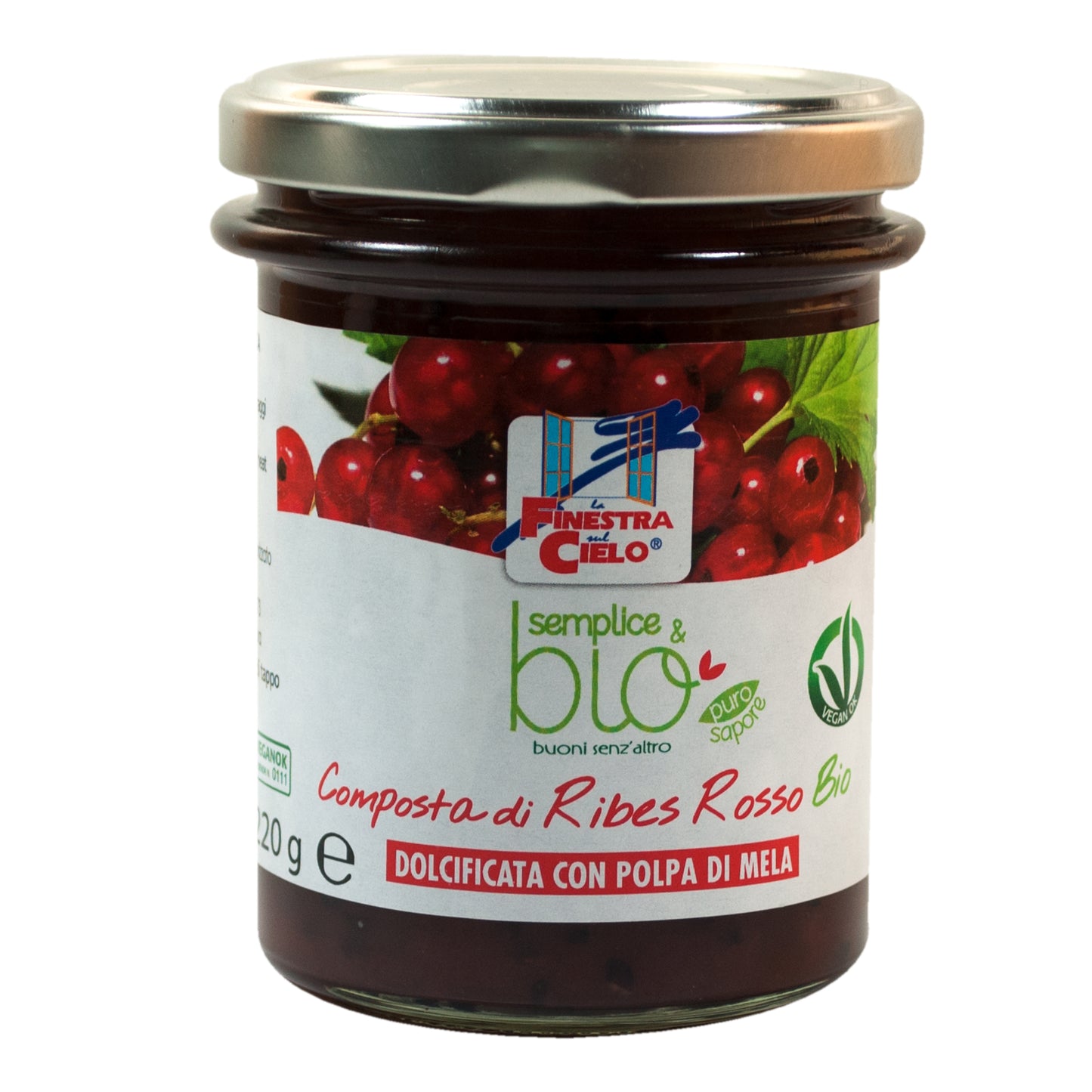 FINESTRA SUL CIELO Composta Ribes Rosso 320g