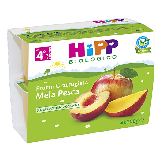 HIPP BIO Merenda Mela Pesca 4x100g