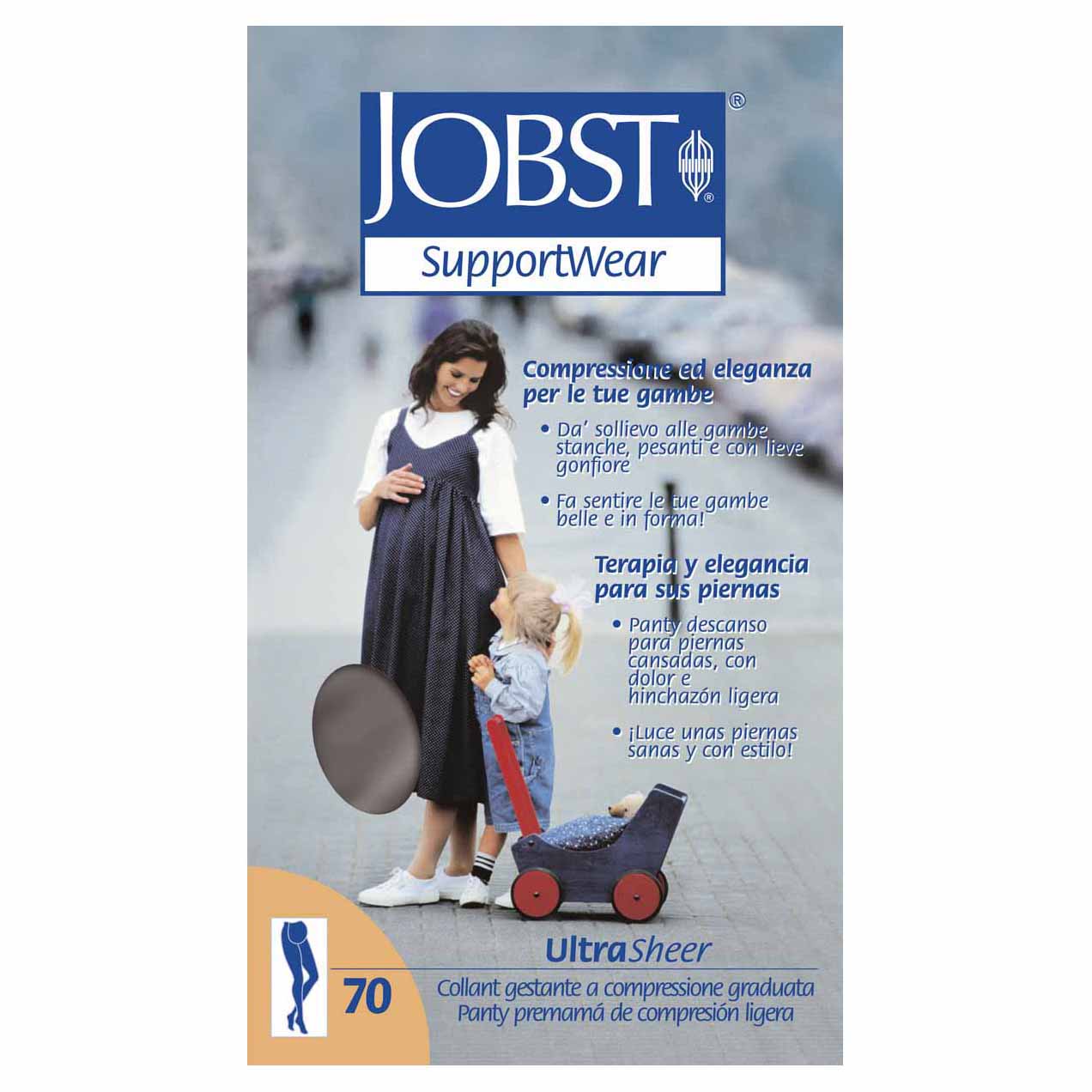JOBST US 10-15mmhg Collant Gestante Nature 5