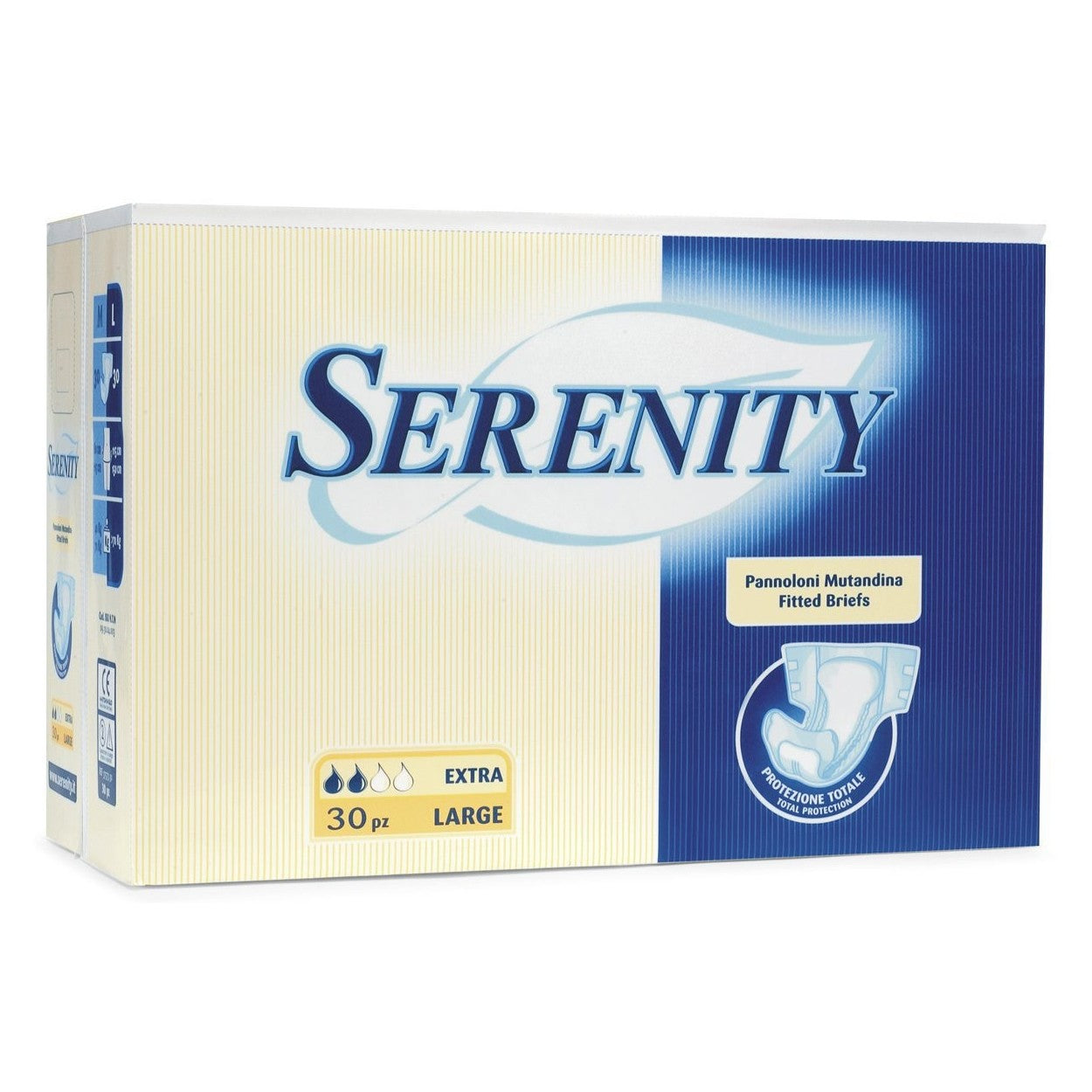 SERENITY PANNOLONE MUTANDINA CLASSIC EXTRA 30 PEZZI TAGLIA L