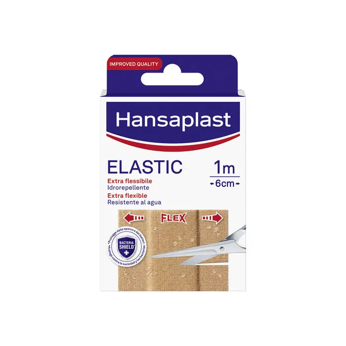 Hansaplast Cerotti Elastic Striscia Cerotti Flessibili Articolazioni 1mx6cm 10 Pezzi