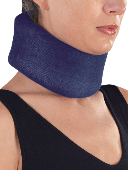 RO+TEN Collare Cervicale Gommapiuma M  cm 8 Blu