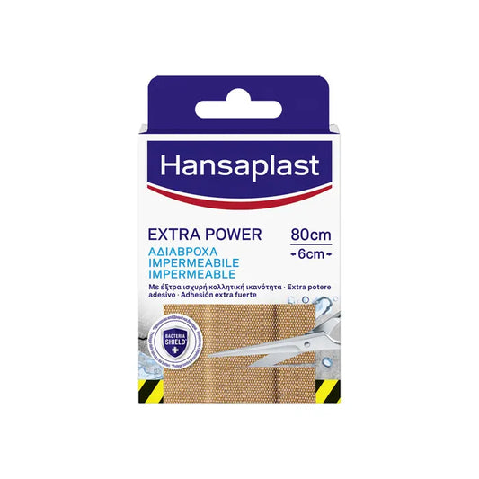 Hansaplast Extra Power Cerotto Striscia Elevata Adesività 80x6cm 8 Pezzi