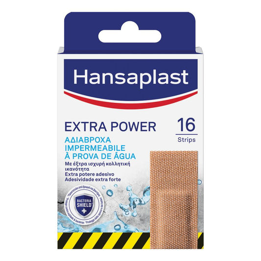 Hansaplast Cerotti Extra Power Impermeabili Con Elevato Potere Adesivo 16 Pezzi