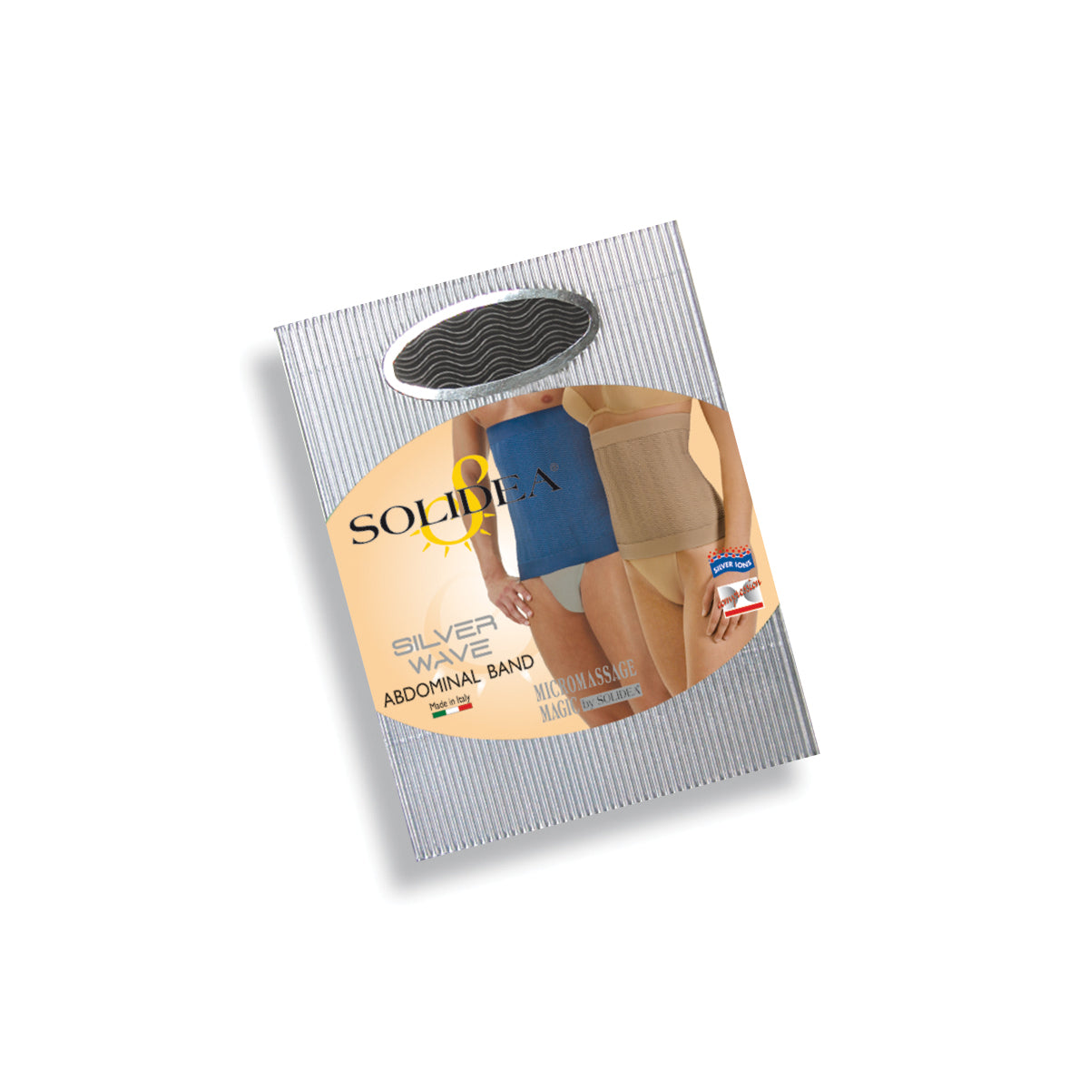 SILVER WAVE Abdominal Band S Noisette