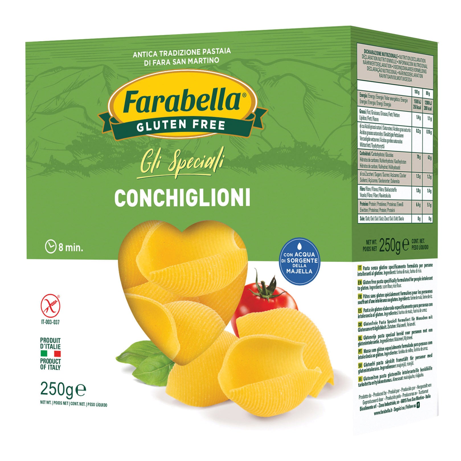 FARABELLA Pasta Conchiglie 250g