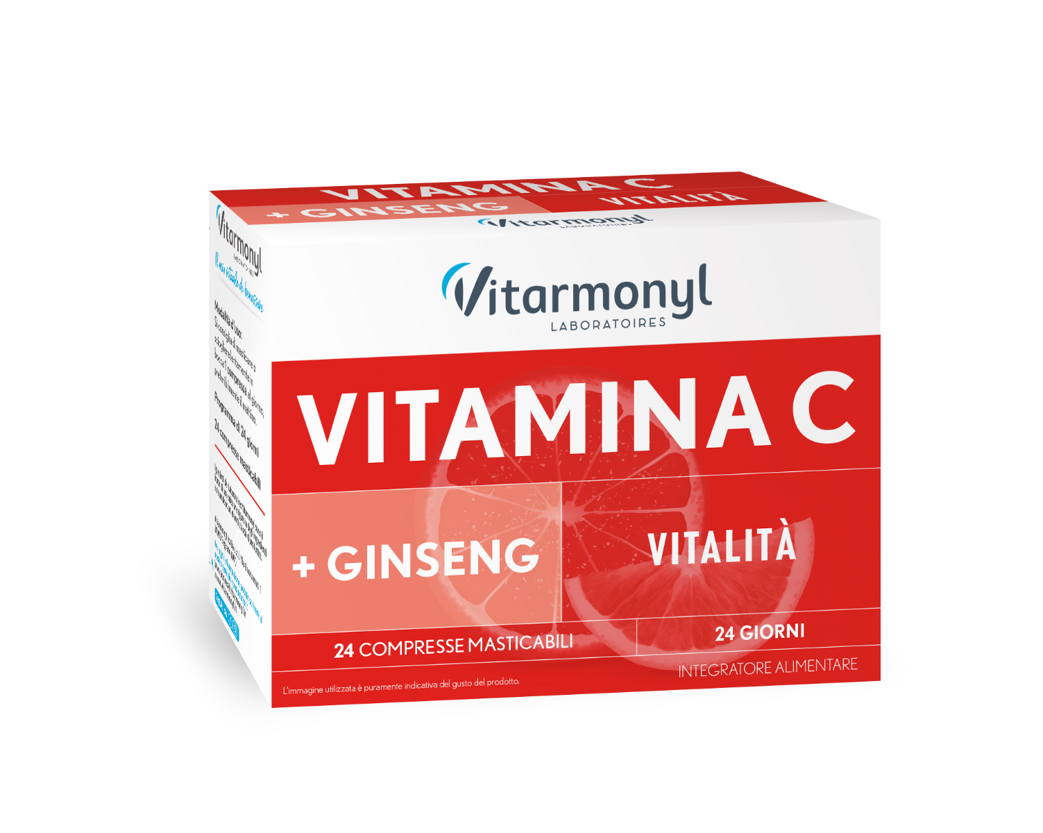 Vitarmonyl Vitamina C + Ginseng 24 compresse masticabili
