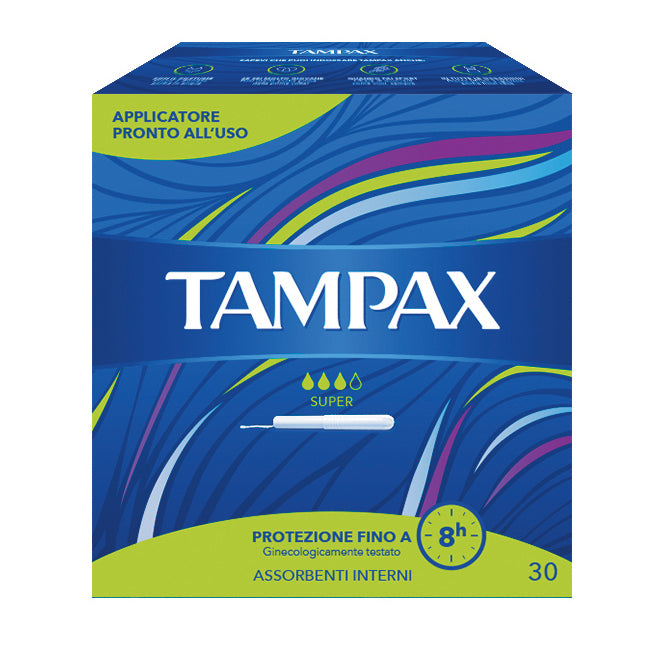 TAMPAX SUPER BLUE BOX 30PZ 1924