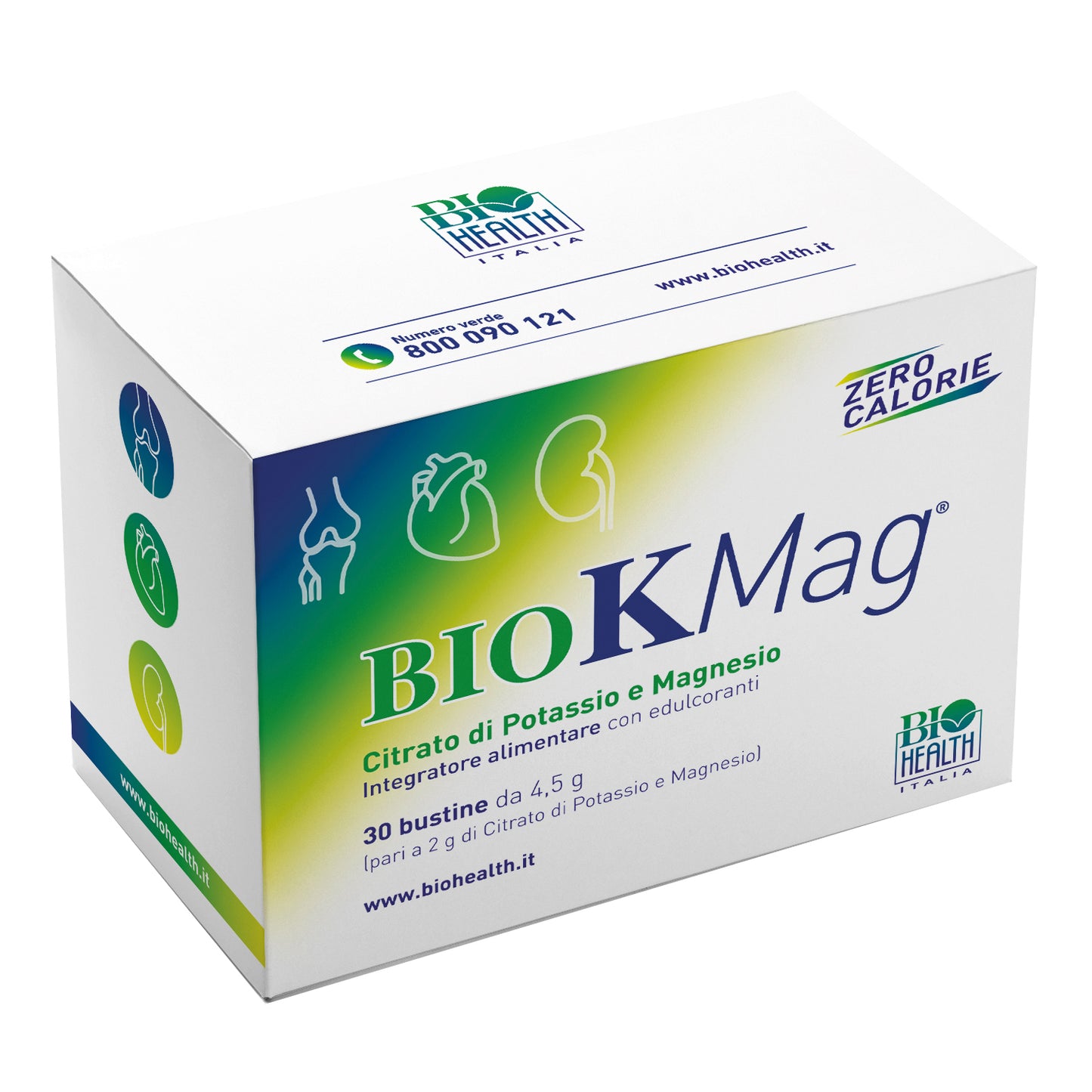 BIOKMAG INTEGRATORE DIETETICO MAGNESIO E POSTASSIO 30 BUSTINE