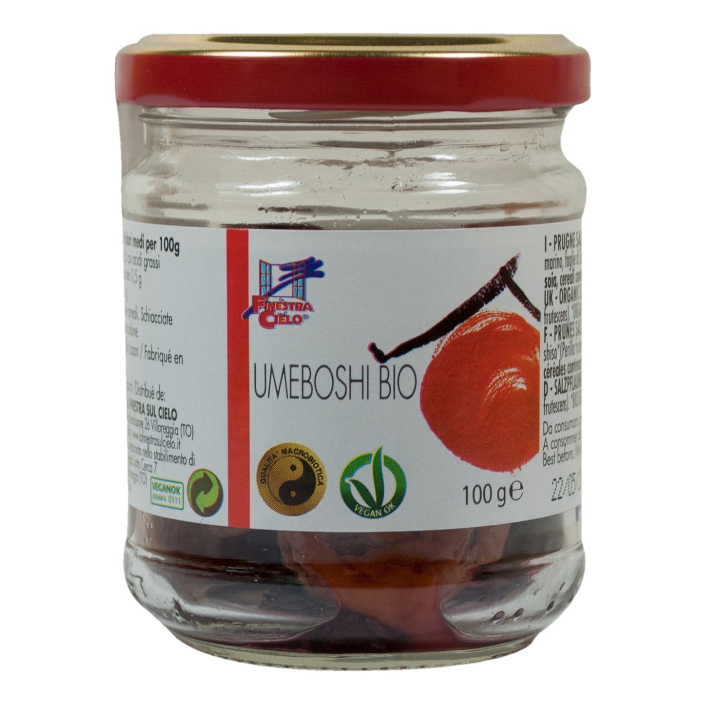 FINESTRA SUL CIELO Umeboshi Biologiche 100g
