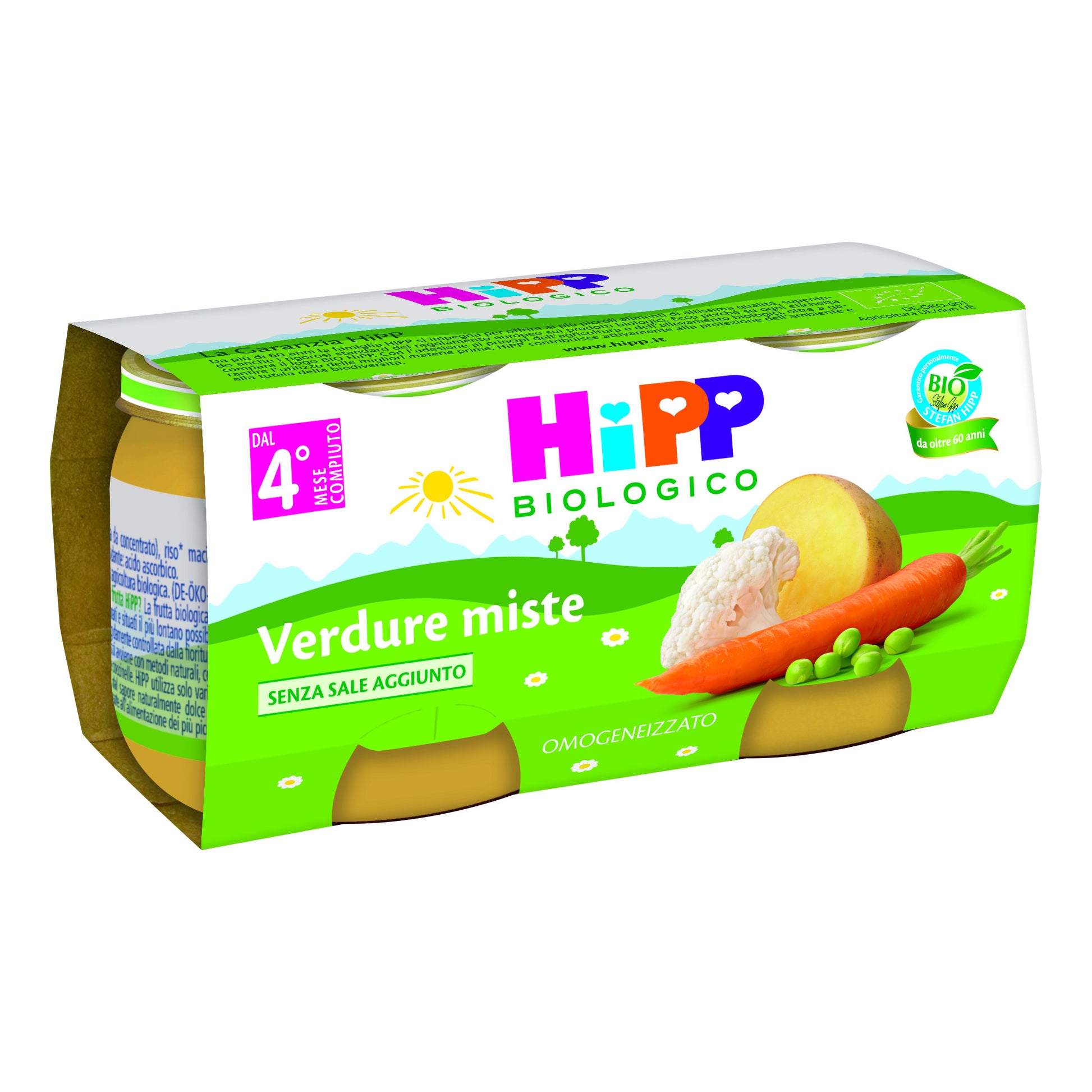 HIPP OMO VERDURE MISTE 2X80