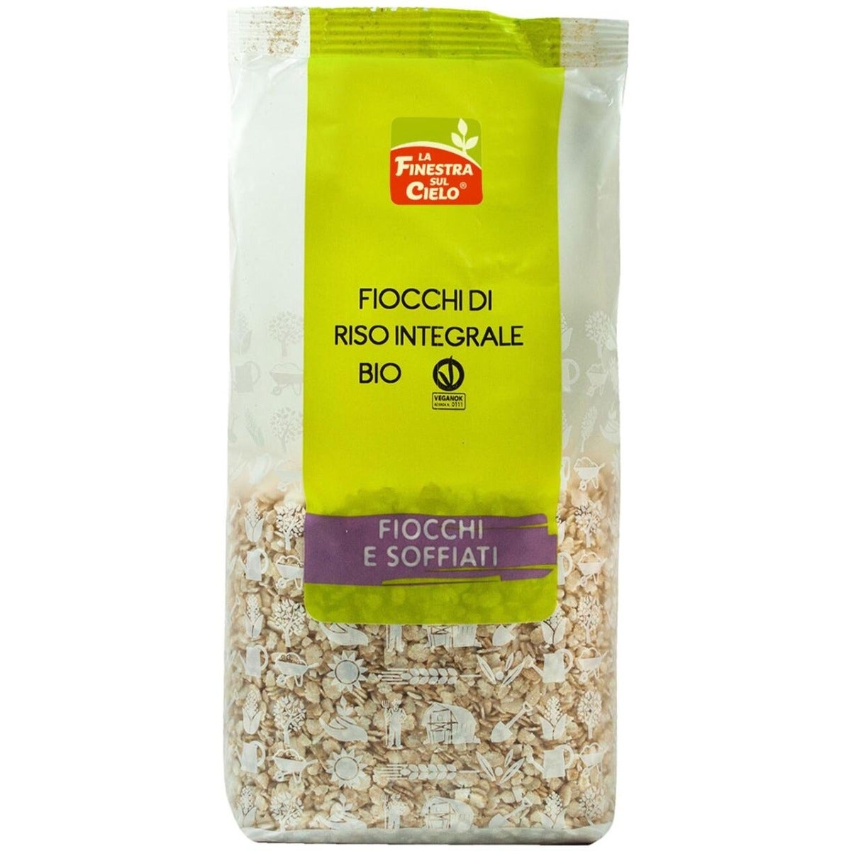 La Finestra Sul Cielo Fiocchi Di Riso Integrale Bio 500g