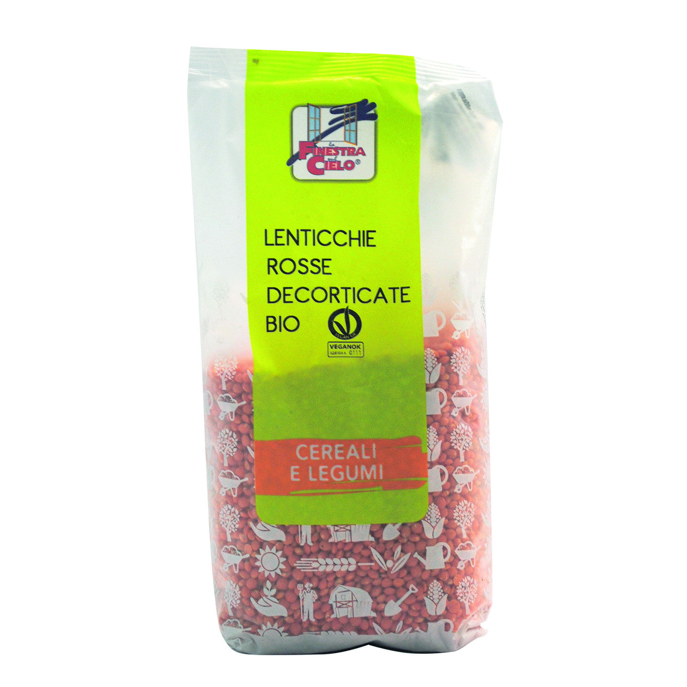 FINESTRA SUL CIELO Lenticchie Rosse Decort.500g