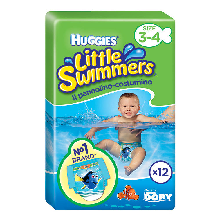 HUGGIES SWIMM SMAL  7-12K 12PZ