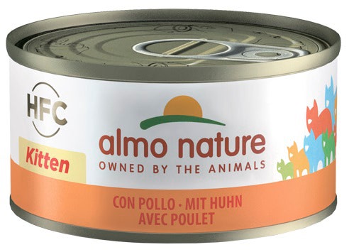 Almo Nature HFC Kitten Cibo Umido Con Pollo Per Gattini Lattina 70g