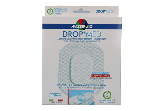 MASTER-AID DROP MED 10X8CM 5 PEZZI - DISPOSITIVO MEDICO CE