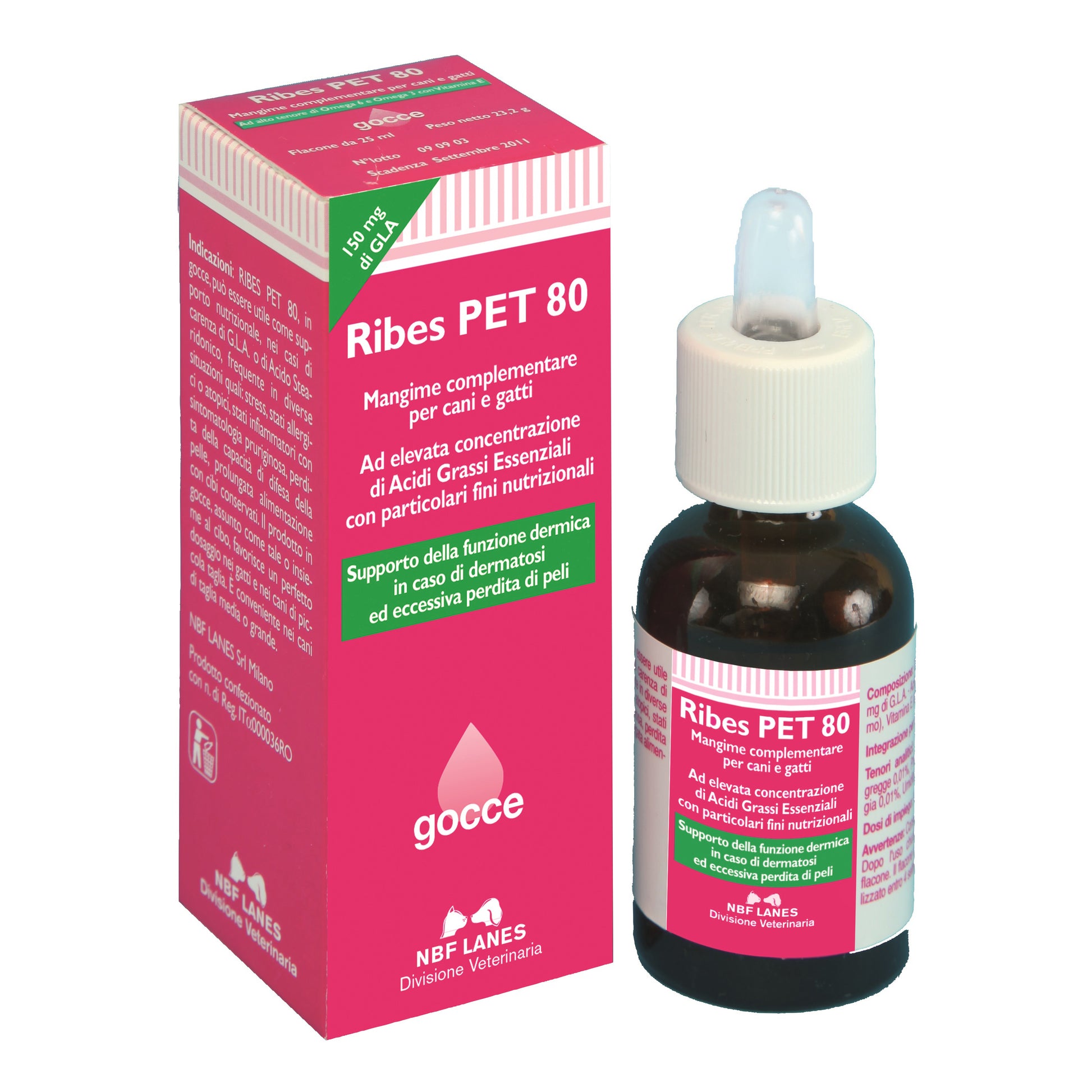 RIBES PET 80 GTT 25 ML VET