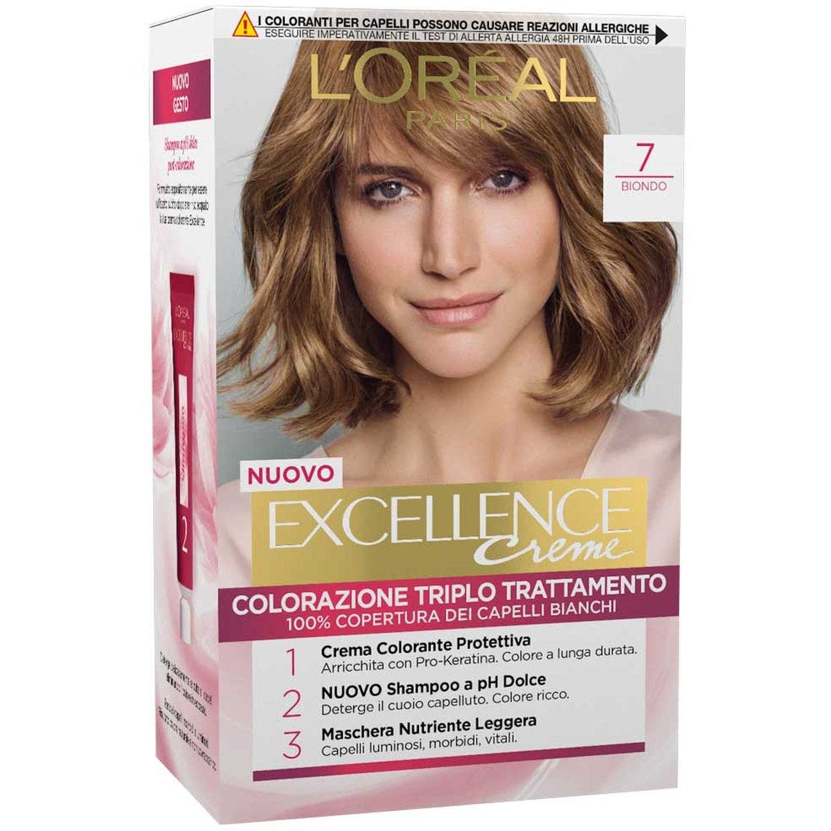 L'OrÉal Paris Excellence Tinta Capelli 7 Biondo 1 Pezzo