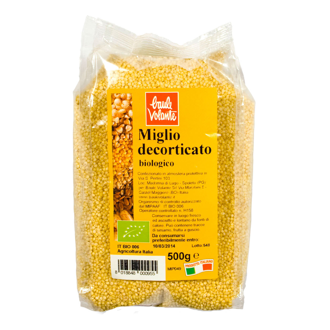 FIOR DI LOTO Miglio Dec.Italia Bio 500g