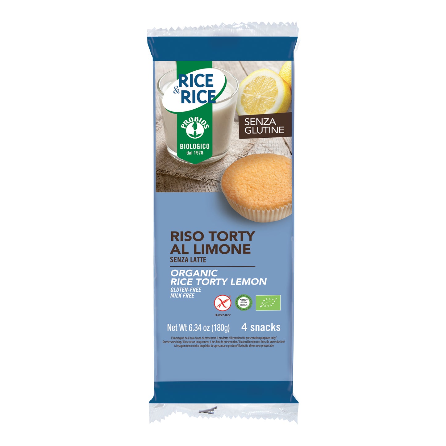 RICE & RICE Riso Torty Limone 4x45g