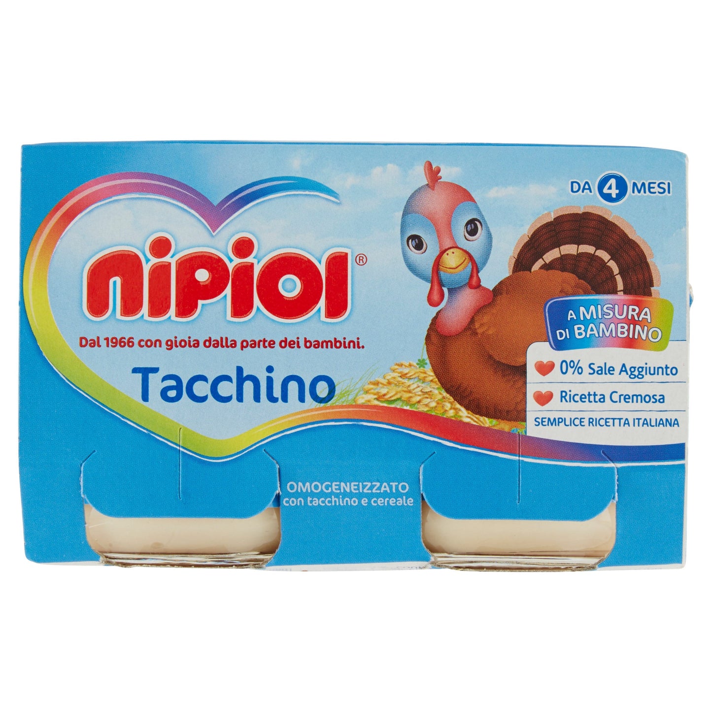 Nipiol Omogeneizzato Tacchino 2x120g