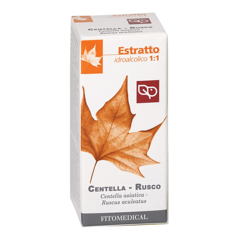 Fitomedical Centella Rusco Estratto Idroalcolico 1:1 50ml