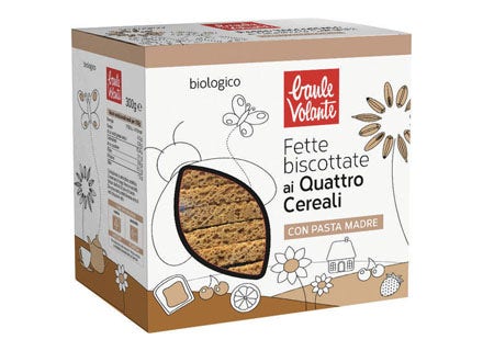 Baule Volante Fette Biscottate Quattro Cereali 300g