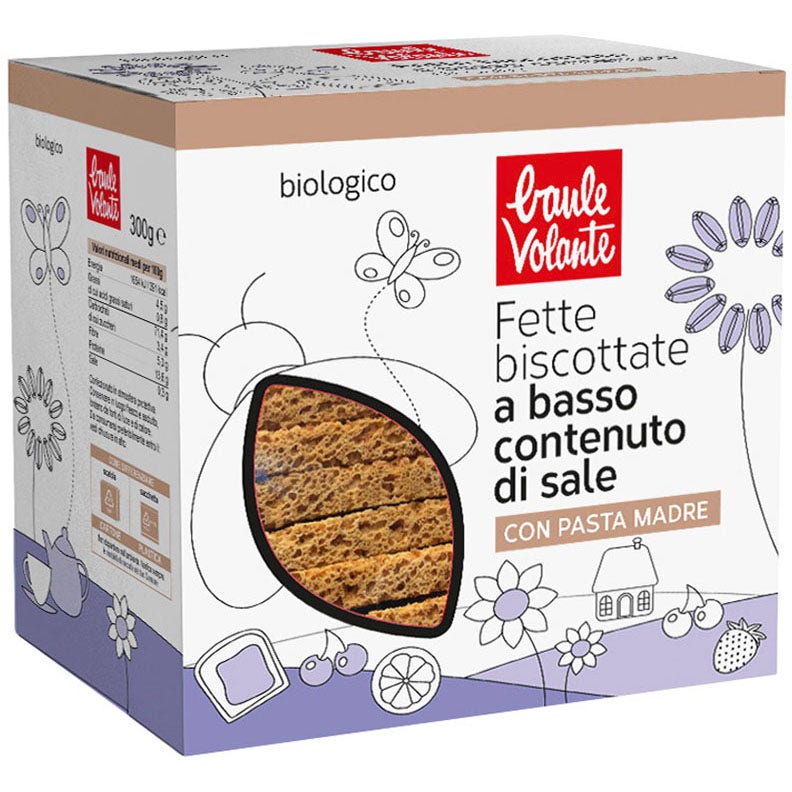 Baule Volante Fette Biscottate Non Salate 300g