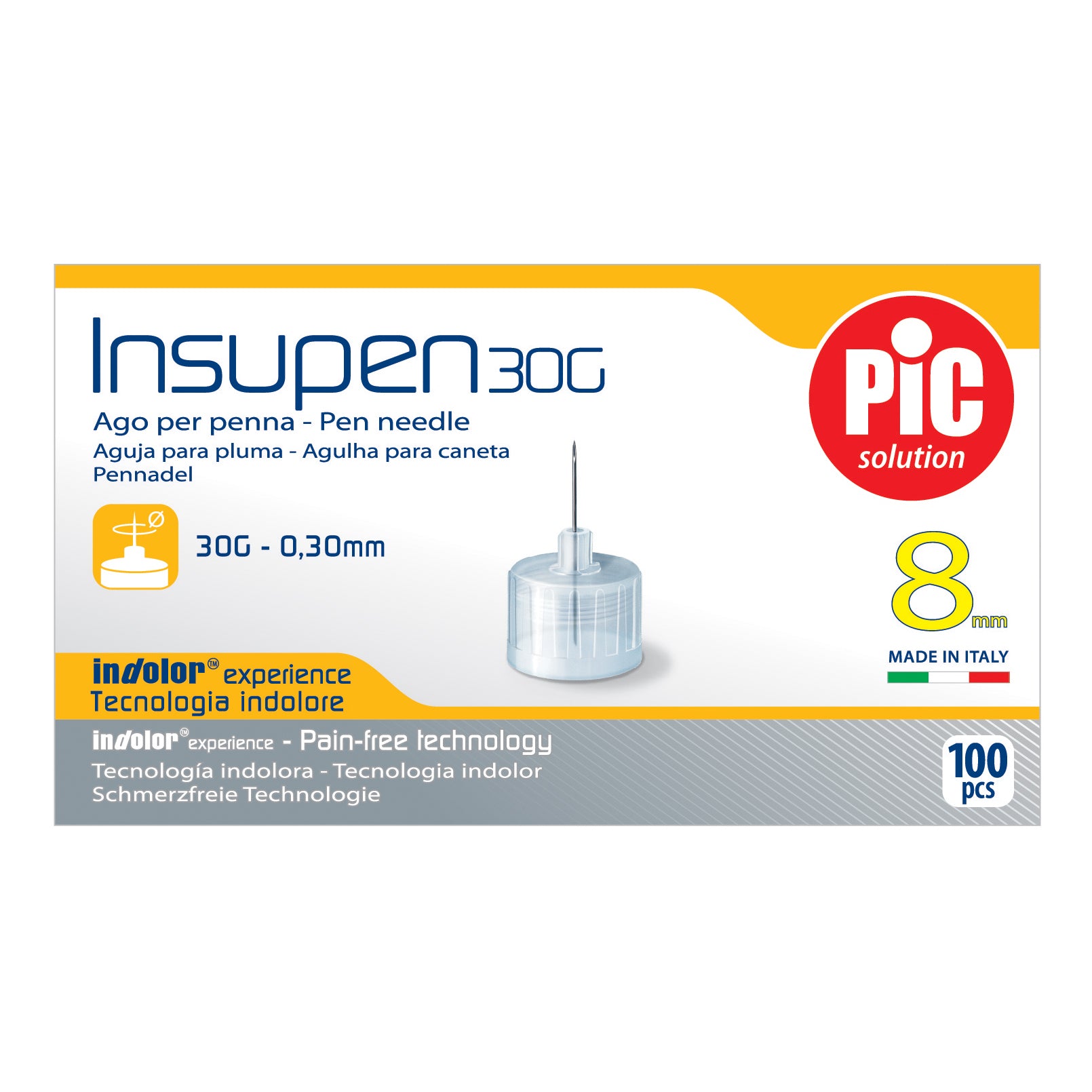 SIR PIC INS 1M 30PZ G30X8MM