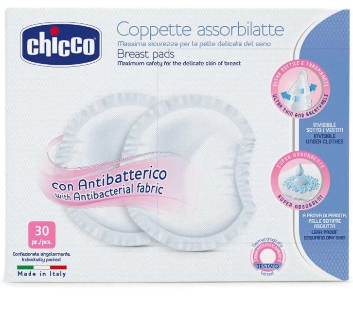 CHICCO  COPPETTE ASSORBILATTE EXTRA COMFORT 30 PEZZI