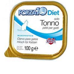 Forza10 Solo Diet Tonno PatÉ Per Gatti Adulti Vaschetta 100g