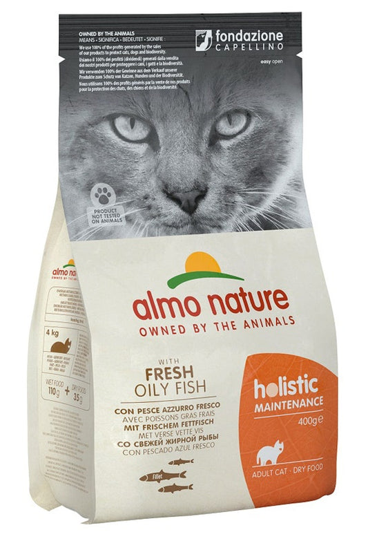 Almo Nature Holistic Maintenance Pollo Fresco E Riso Cibo Secco Per Gatti Adulti Sacco 400g