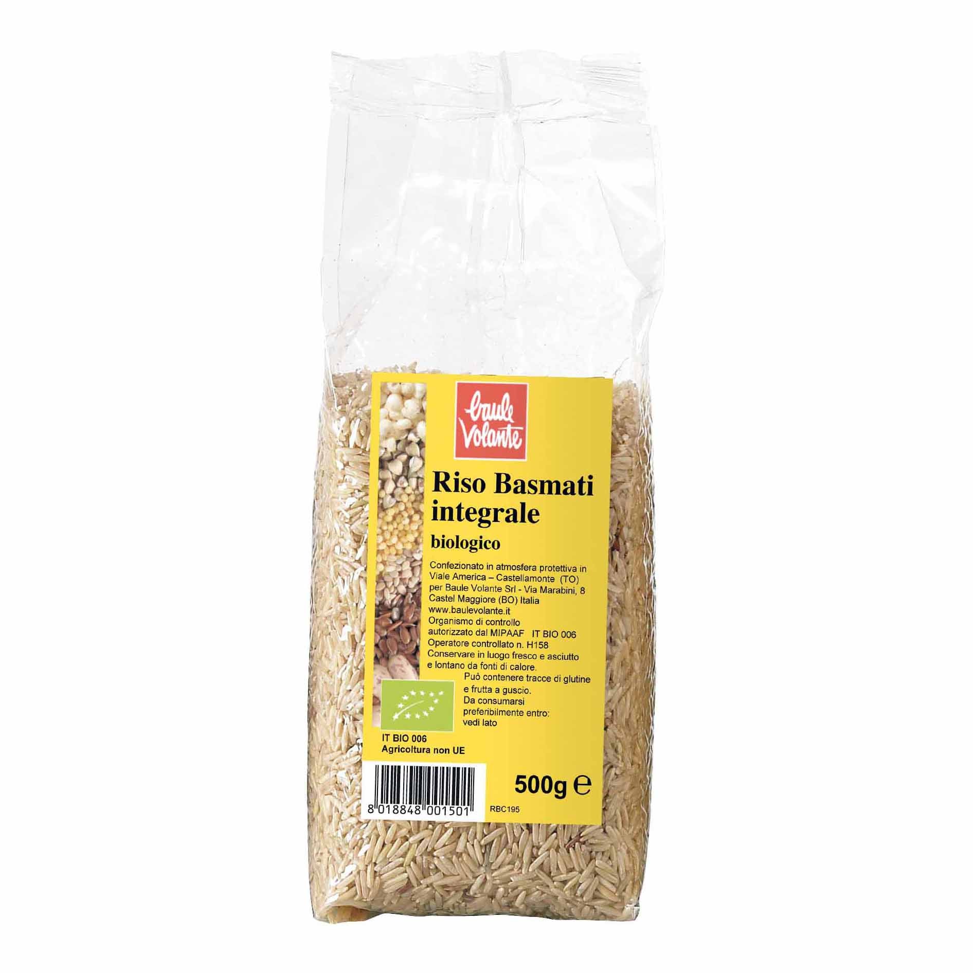 BAULE VOLANTE Riso Basmati Integrale 500g
