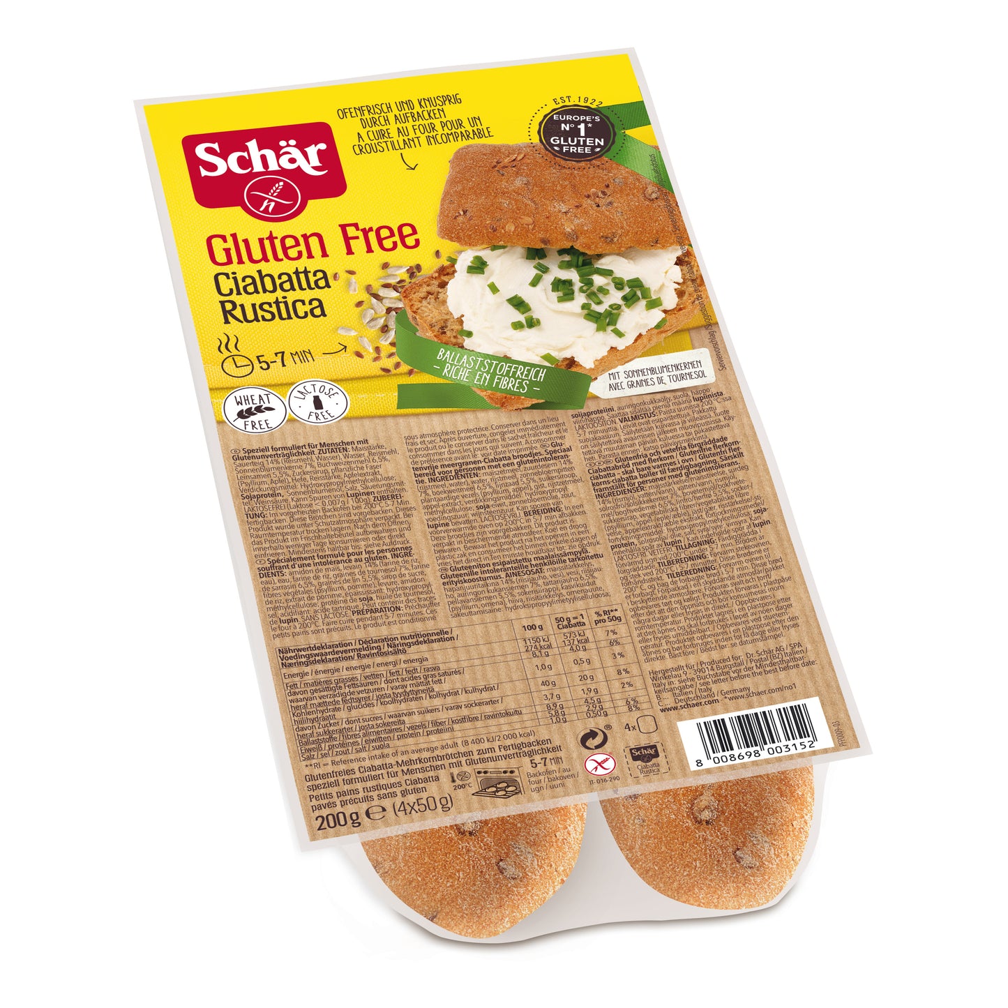 SCHAR CIABATTINE RUSTICHE 200G