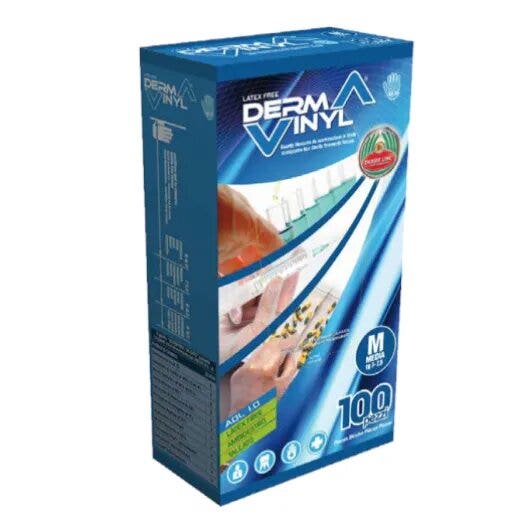 GUANTI VINILE S 100PZ DERMAVINIL