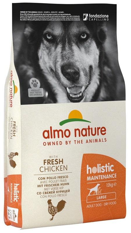 Almo Nature Holistic Maintenance Crocchette Pollo Cani Adulti Taglia Grande Sacco 12kg