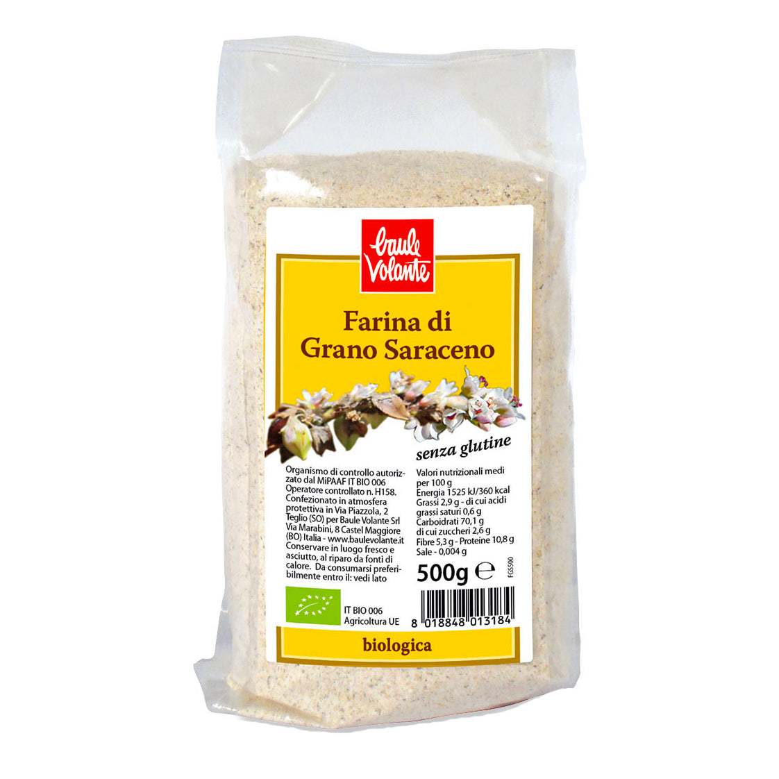 BAULE VOLANTE Farina Grano Saraceno 500g