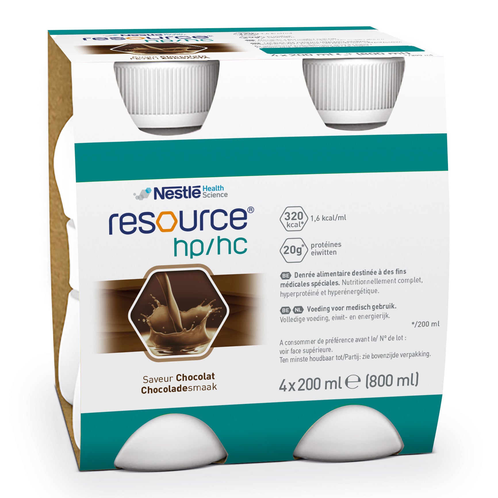 Resource HP/HC Cioccolato 4x200ml
